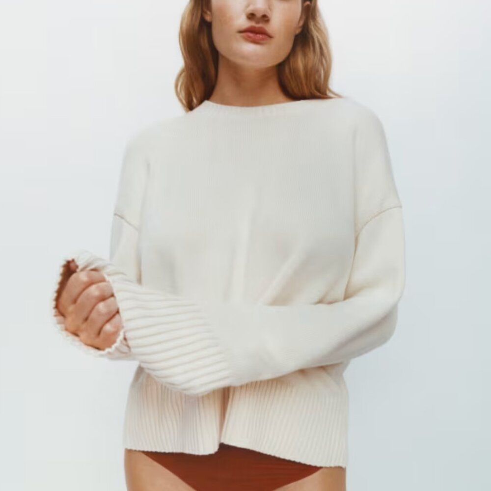Everlane The Boxy Cotton Crew